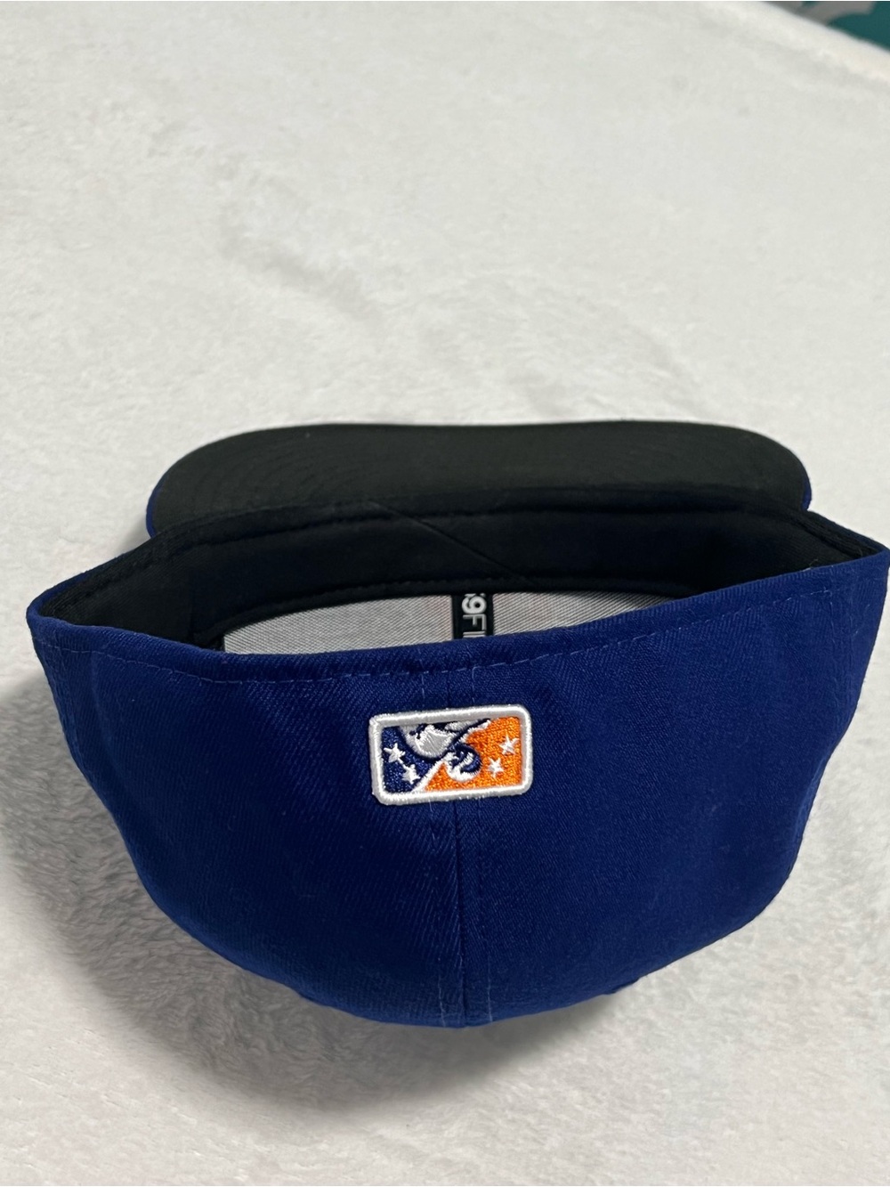 New Era Durham Bulls Blue 59FIFTY Fitted Hat with embroidered Bulls logo - Picture 10 of 12